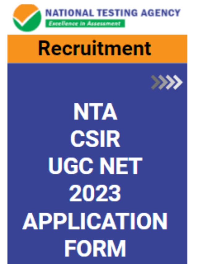 NTA CSIR UGC NET 2023 APPLICATION FORM