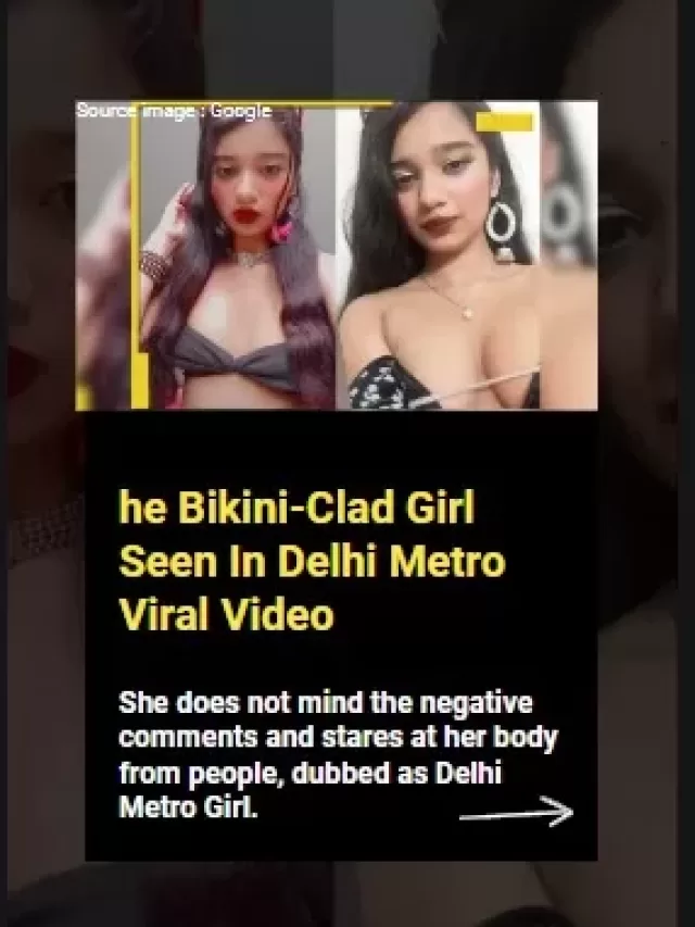Rhythm Chanana – who is she?  Viral video of a bikini-clad girl at Delhi Metro